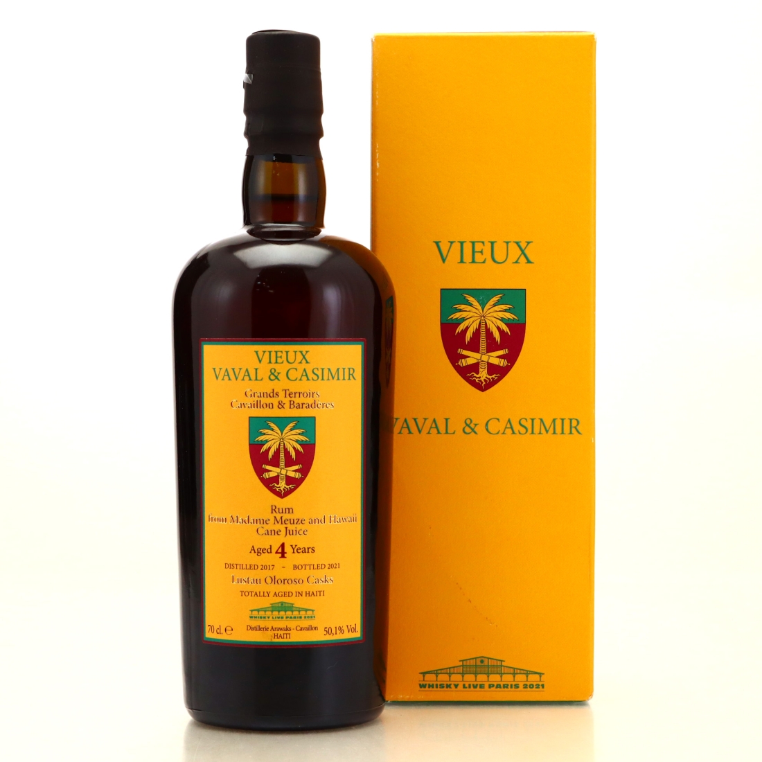 Image for Vieux Vaval & Casimir 2017 Velier 4 Year Old Single Cask Paris 2021