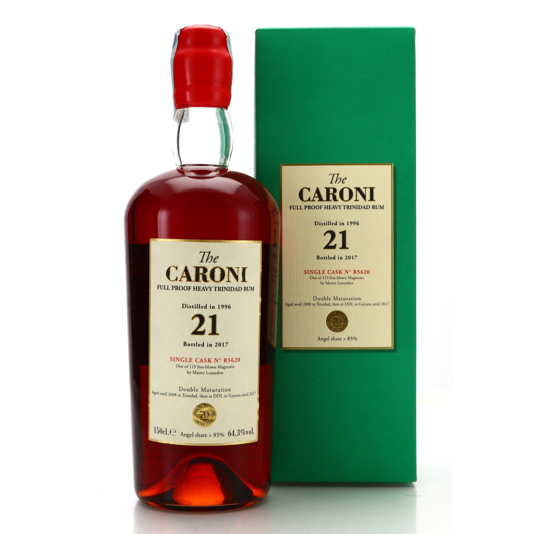 Image for Caroni 1996 Full Proof 21 Year Old Heavy