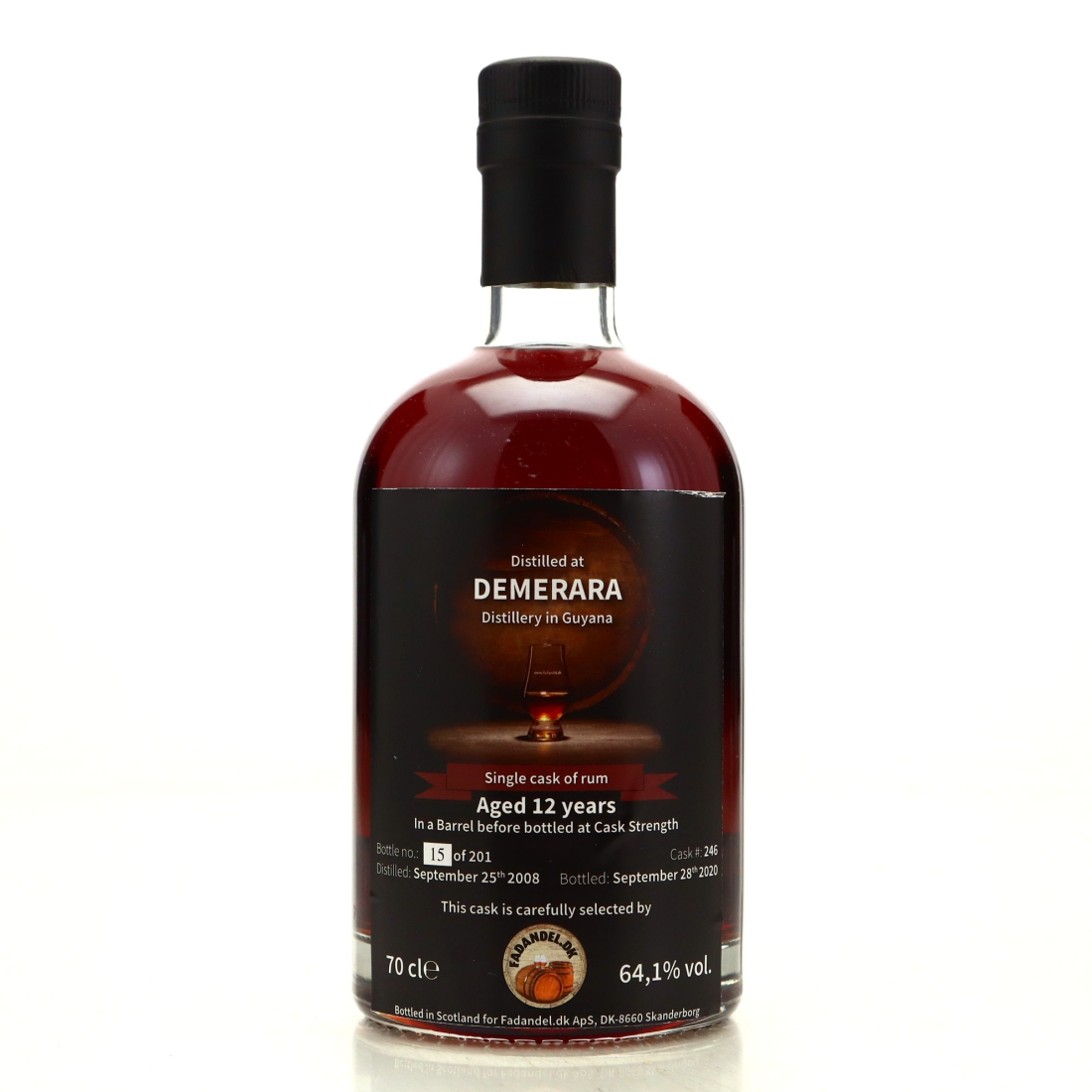 Demerara Rum 2008 Fadandel 12 Year Old