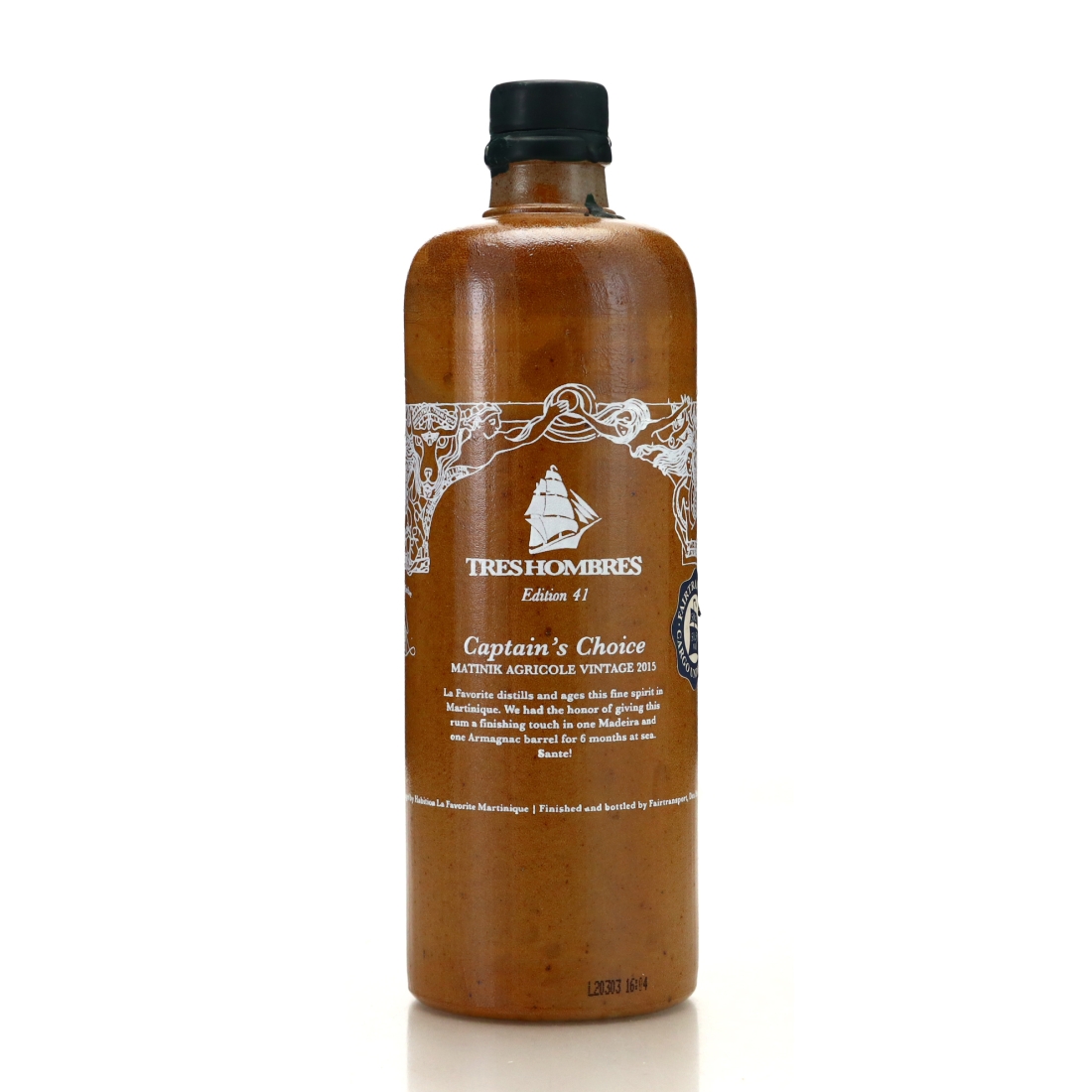 Martinique Rum Tres Hombres Captain's Choice Edition 41 50cl
