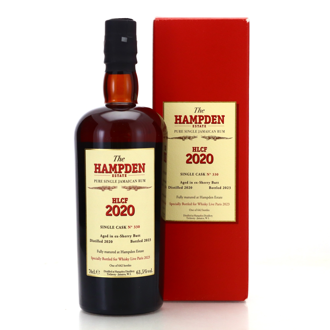 Hampden HLCF 2020 Single Cask #330 /  Whisky Live Paris 2023