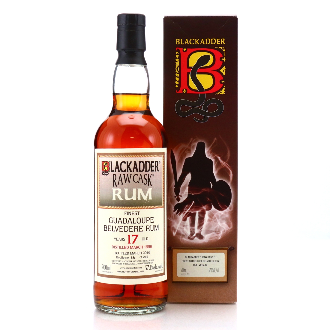 Belvedere 1998 Blackadder 17 Year Old Raw Cask