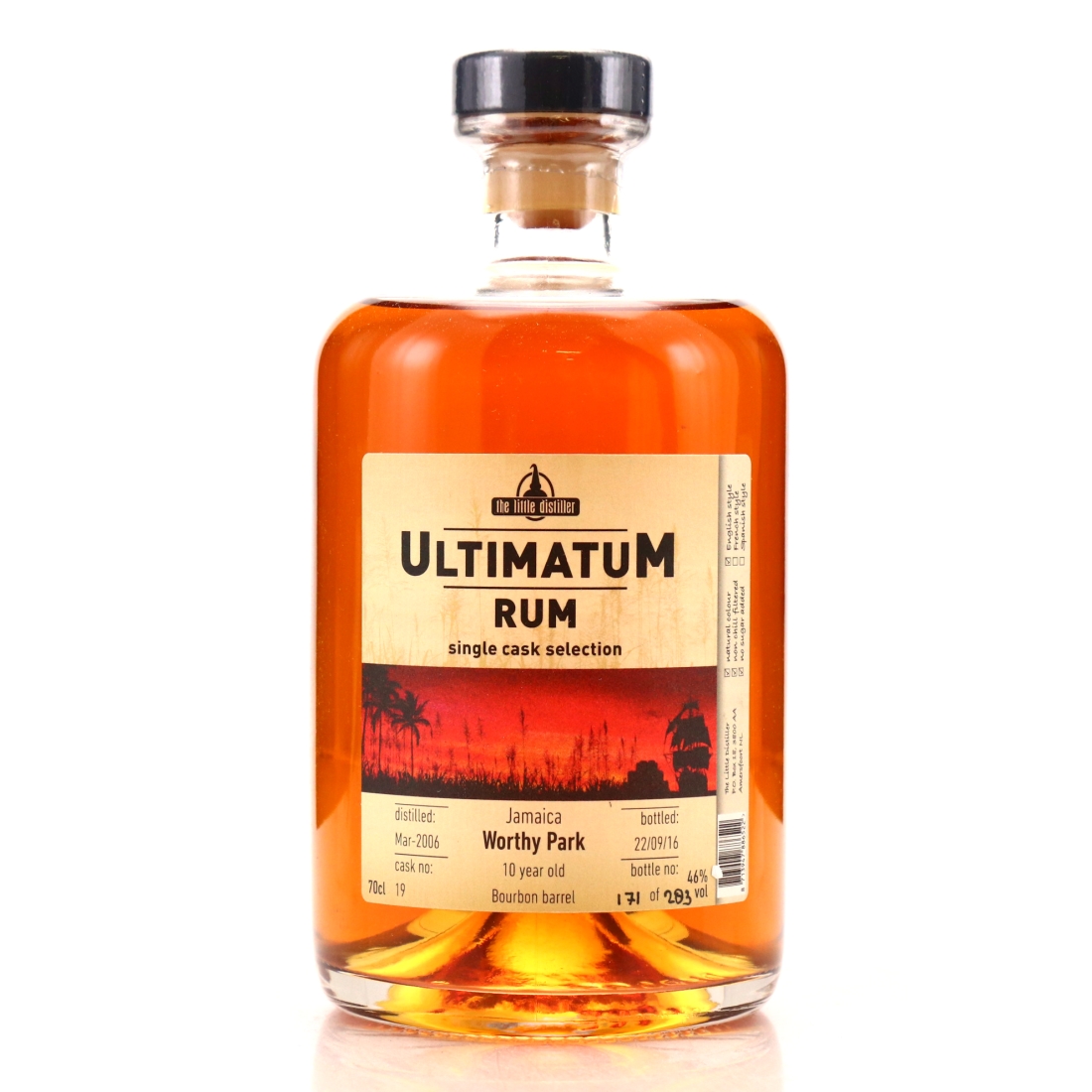 Worthy Park 2006 Ultimatum Rum 10 Year Old​​​​​​​
