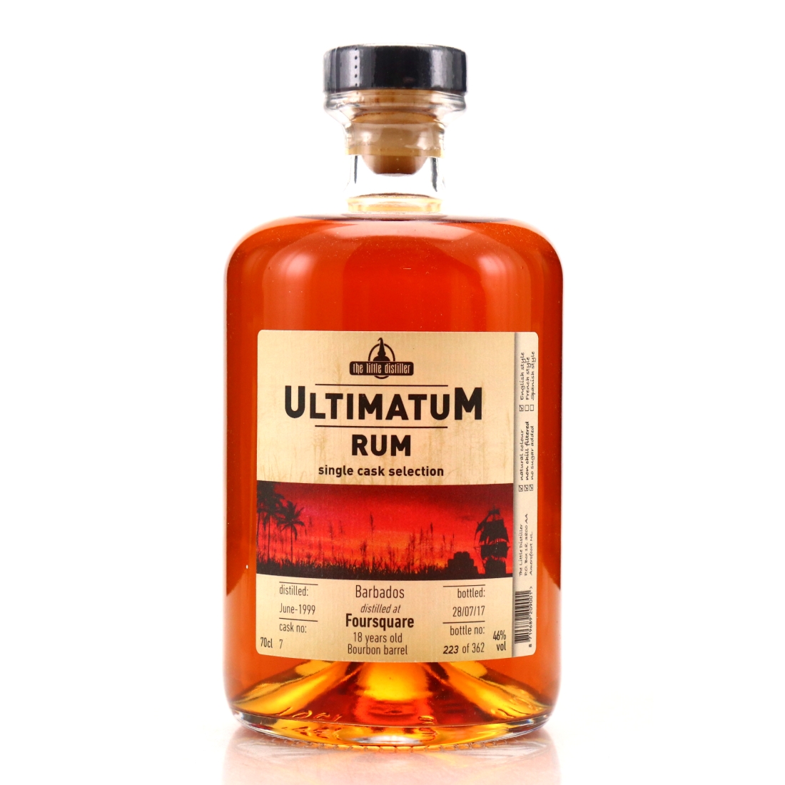 Foursquare 1999 Ultimatum Rum 18 Year Old