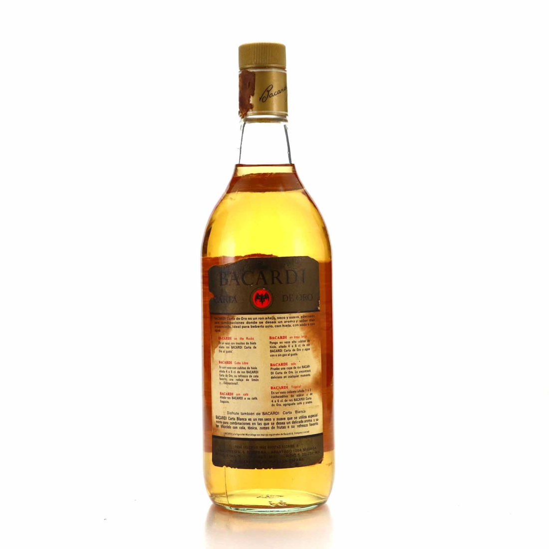 Image for Bacardi Superior Carta de Oro Litre Image for Bacardi Superior Carta de Oro Litre