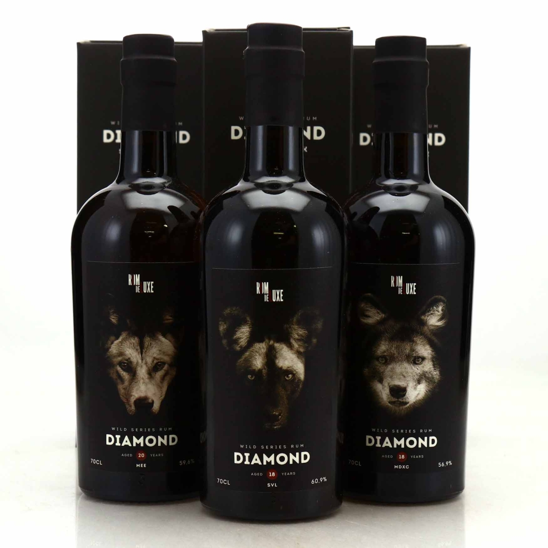 Rom de Luxe Wild Series Tasting Kit 3 x 70cl /  Volume 2