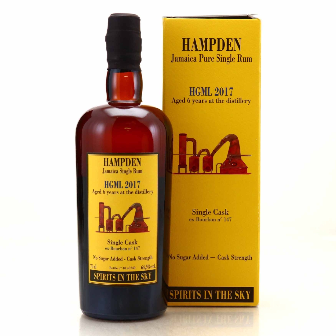Hampden HGML 2017 Habitation Velier 6 Year Old Single Cask #147