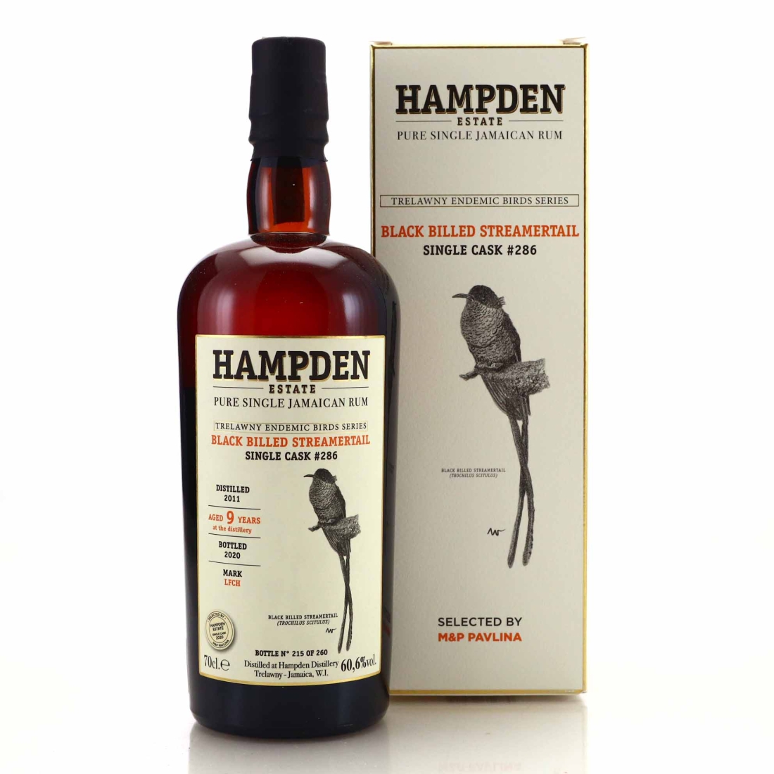 Image for Hampden LFCH 2011 Single Cask 9 Year Old #286 - Trelawny Endemic Birds 