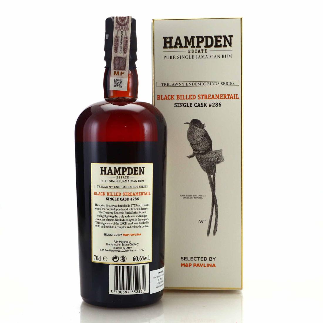 Image for Hampden LFCH 2011 Single Cask 9 Year Old #286 - Trelawny Endemic Birds 
