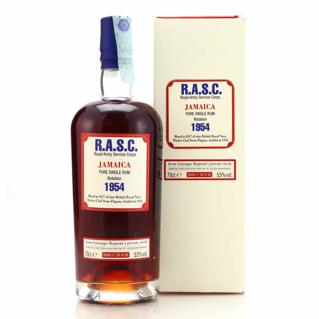 Image for Velier R.A.S.C. Jamaica Rum 1954 1st Release / 70th Anniversary