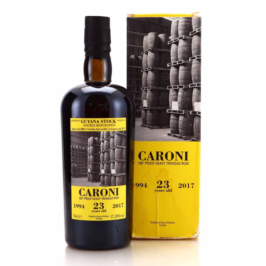 Image for Caroni 1994 100° Proof 23 Year Old Heavy - Guyana Stock