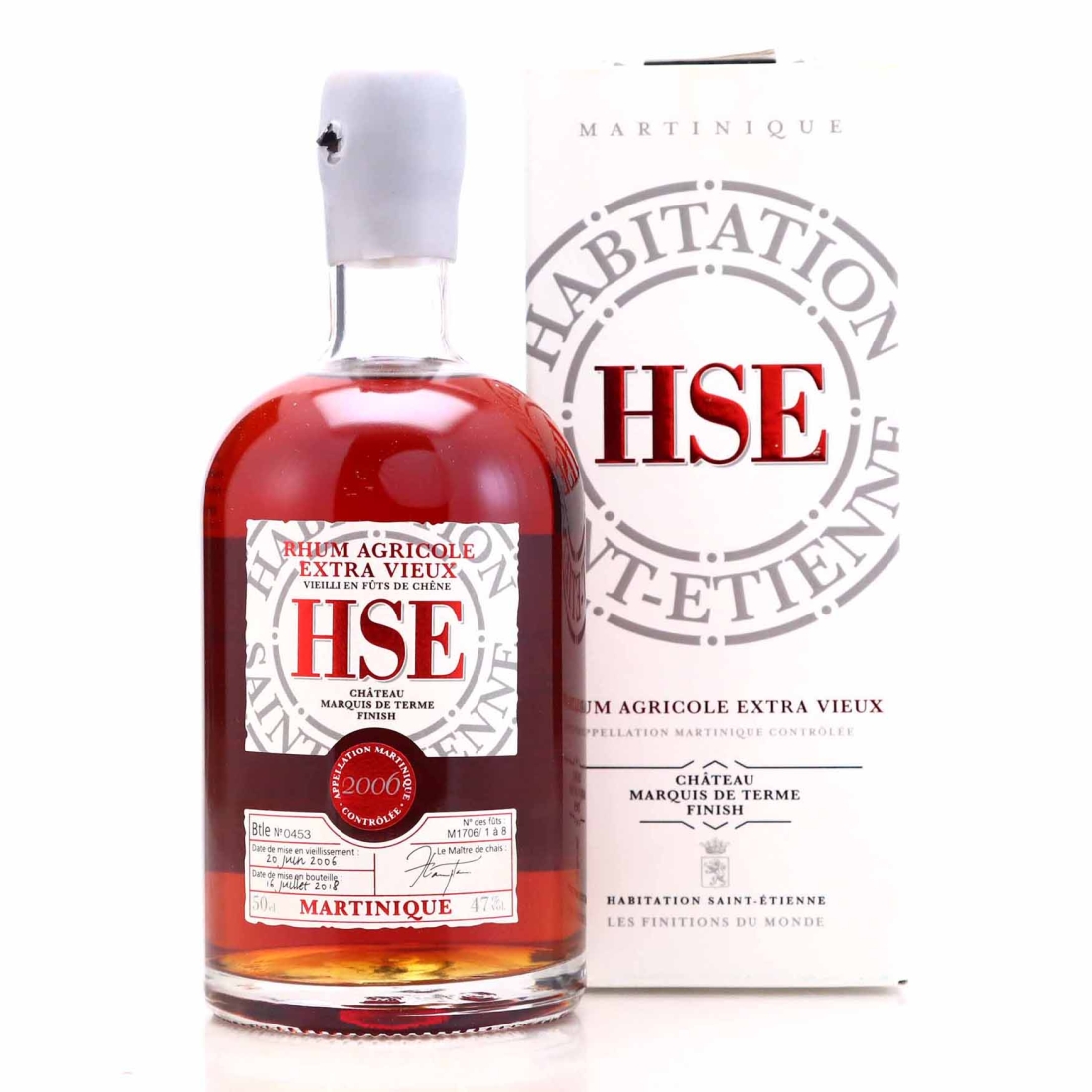 Image for Martinique HSE 2006 Rhum Agricole Image for Martinique HSE 2006 Rhum Agricole