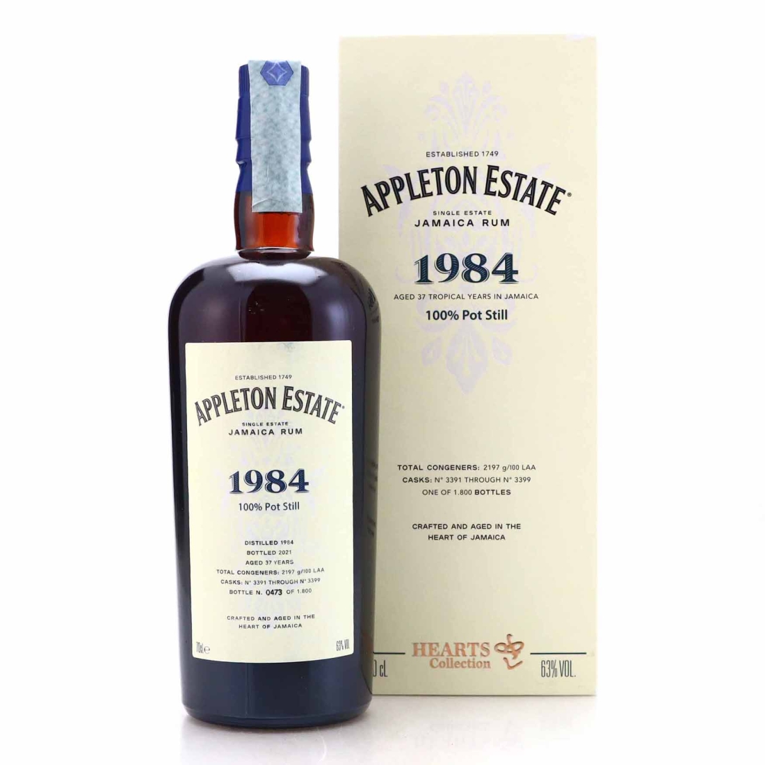 Image for Appleton Estate 1984 Hearts Collection 37 Year Old