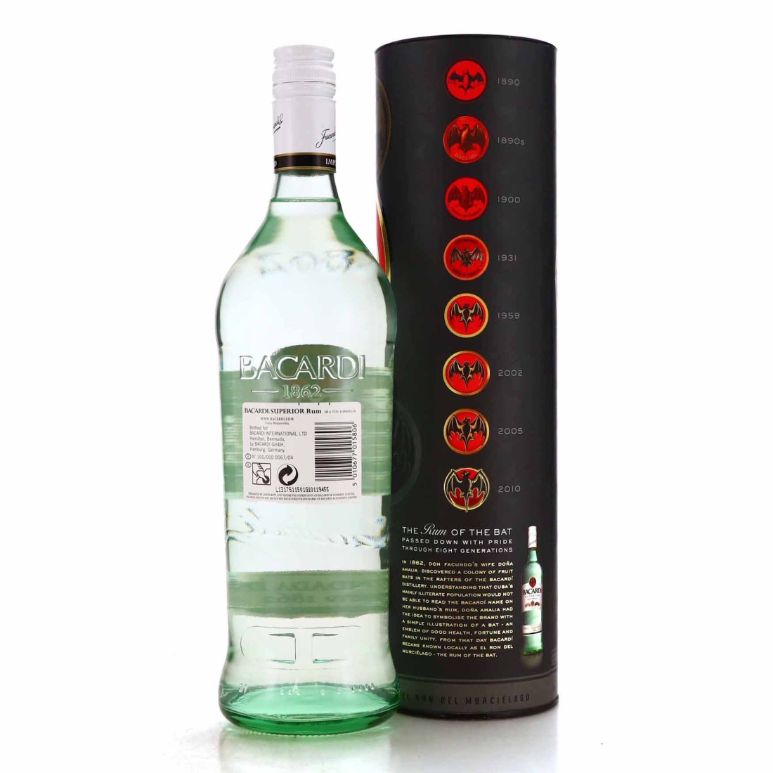 Image for Bacardi Superior Carta Blanca Litre
