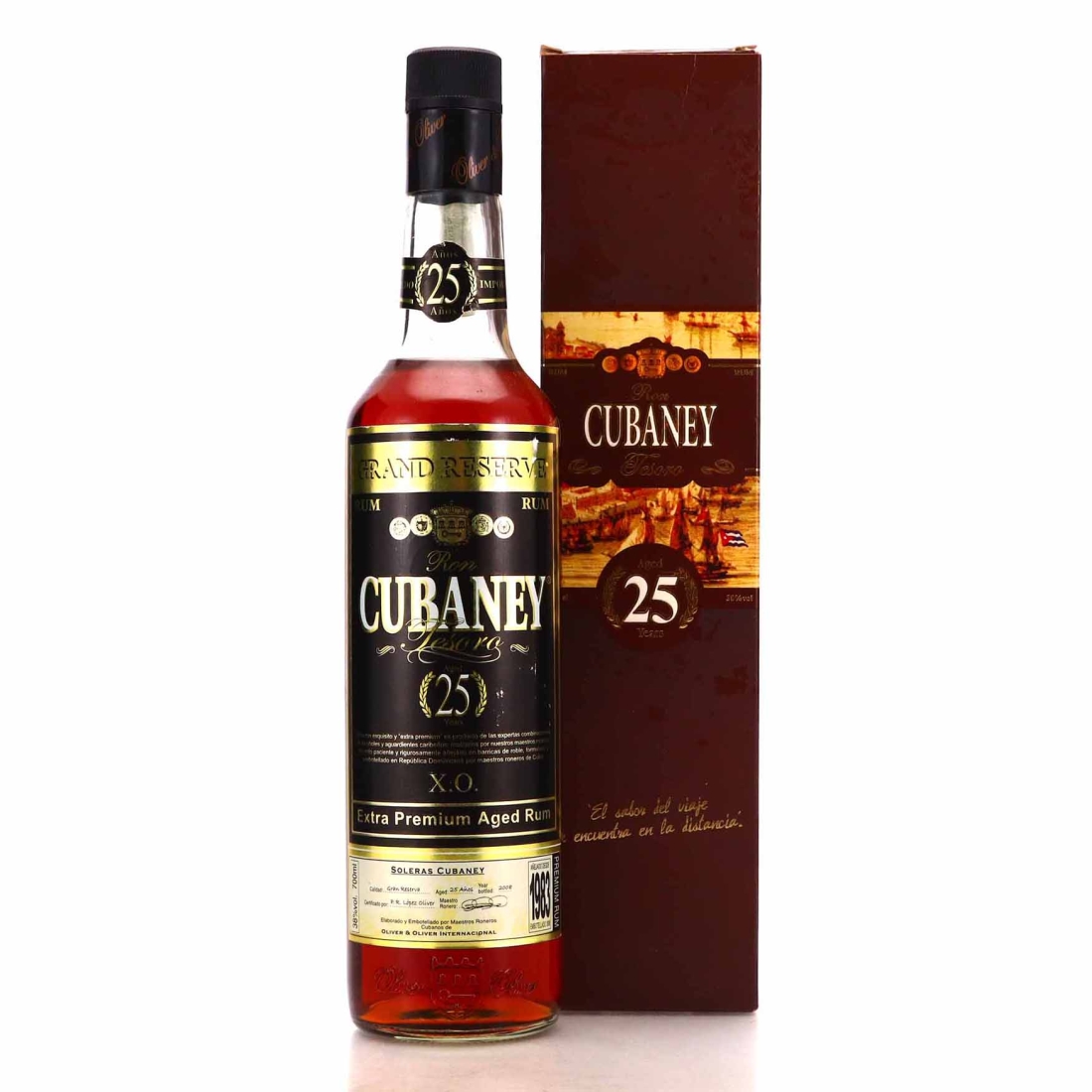 Cubaney Tesoro 1983 Grand Reserve solera 25 Years