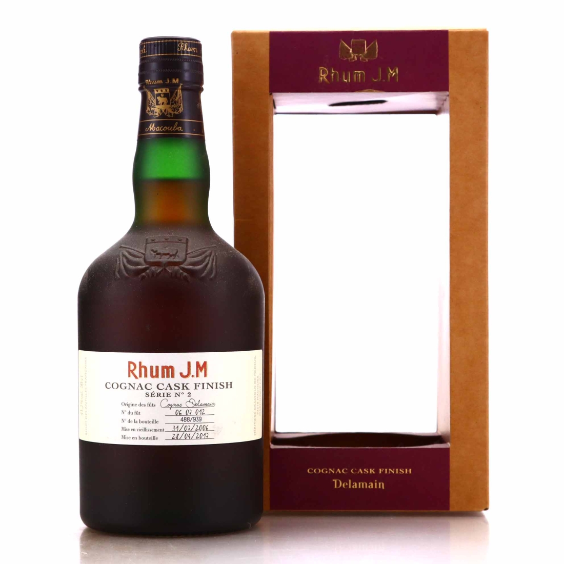 Rhum J.M 2006 Cask Finish Series No.2 50cl / Delamain Cognac