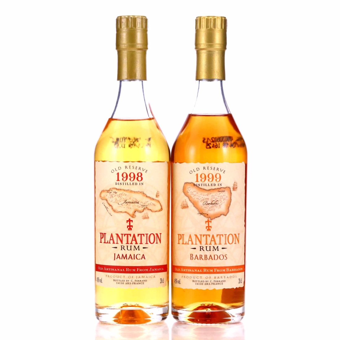 Plantation Old Reserve Miniatures 2 x 20cl