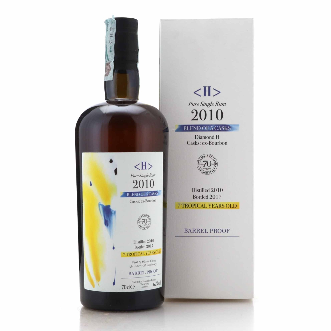 Image for Hampden <H> 2010 Blend of 5 Casks 7 Year Old - #107 by Warren Khong