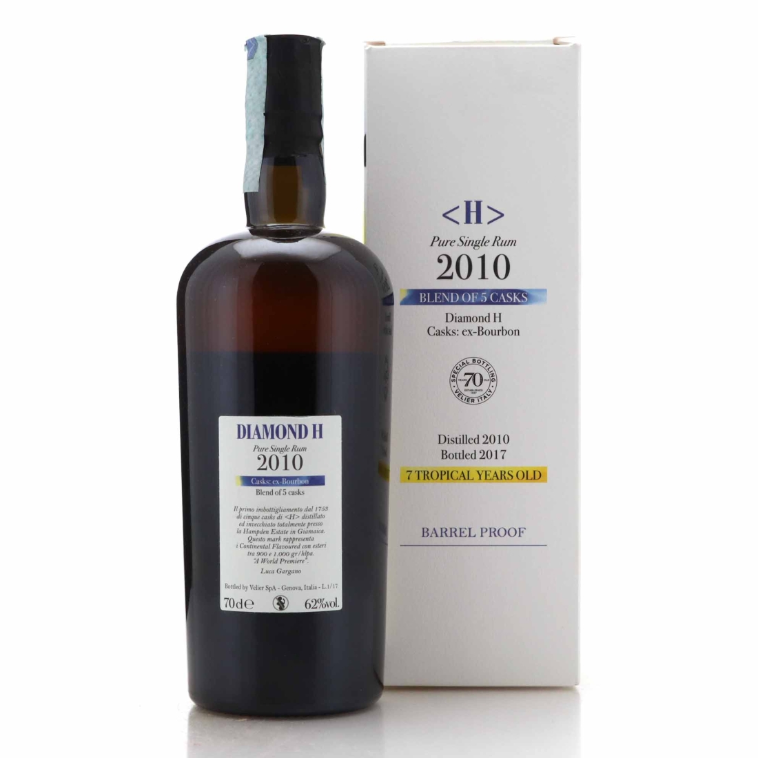 Image for Hampden <H> 2010 Blend of 5 Casks 7 Year Old - #107 by Warren Khong