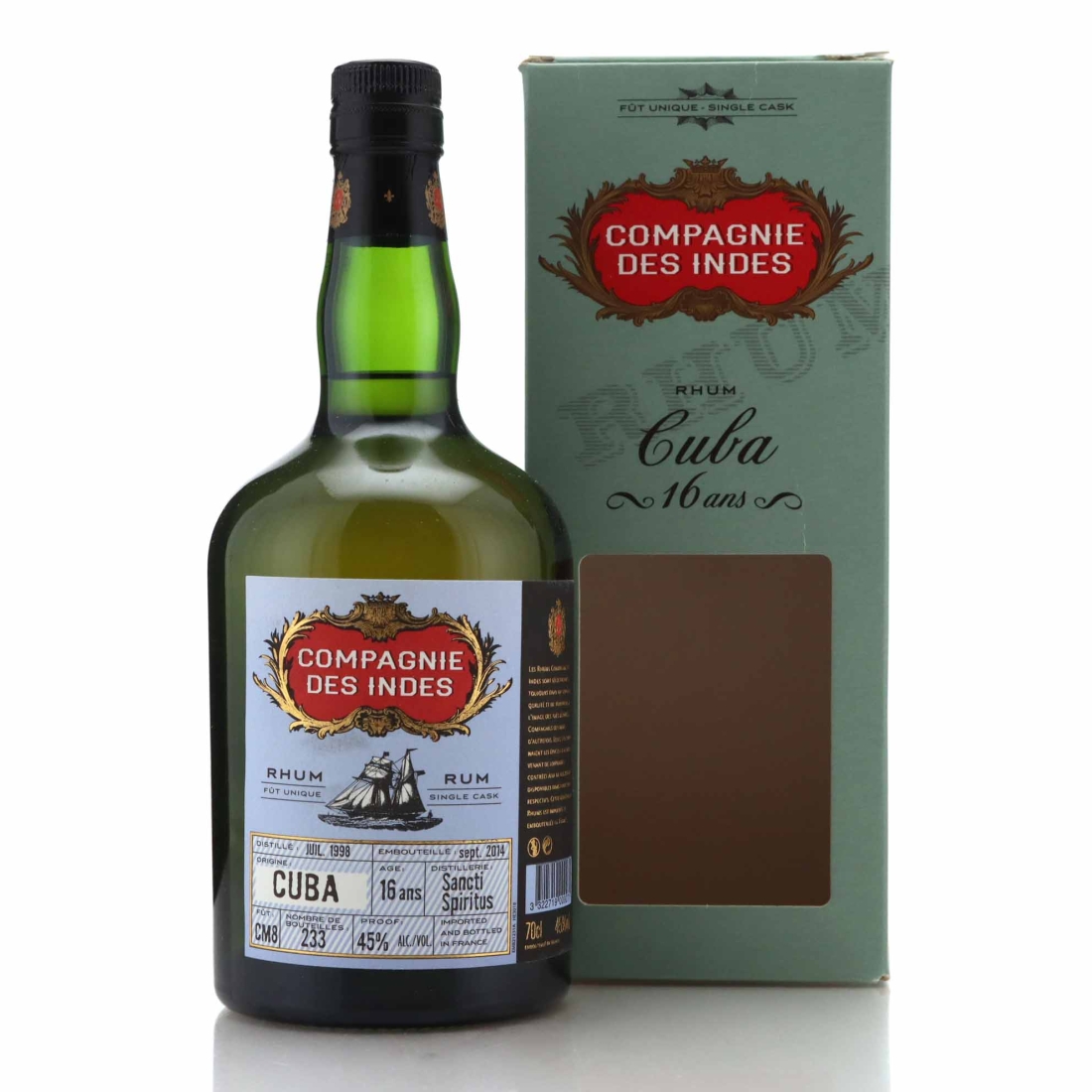 Sancti Spiritus 1998 Compagnie des Indes 16 Year Old