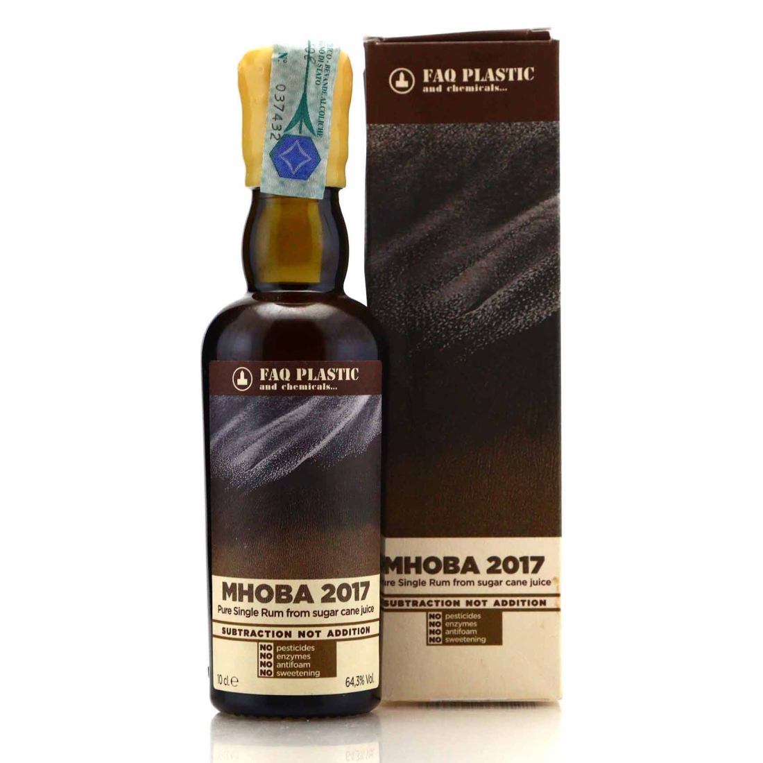 Mhoba 2017 Velier FAQ Plastic 10cl