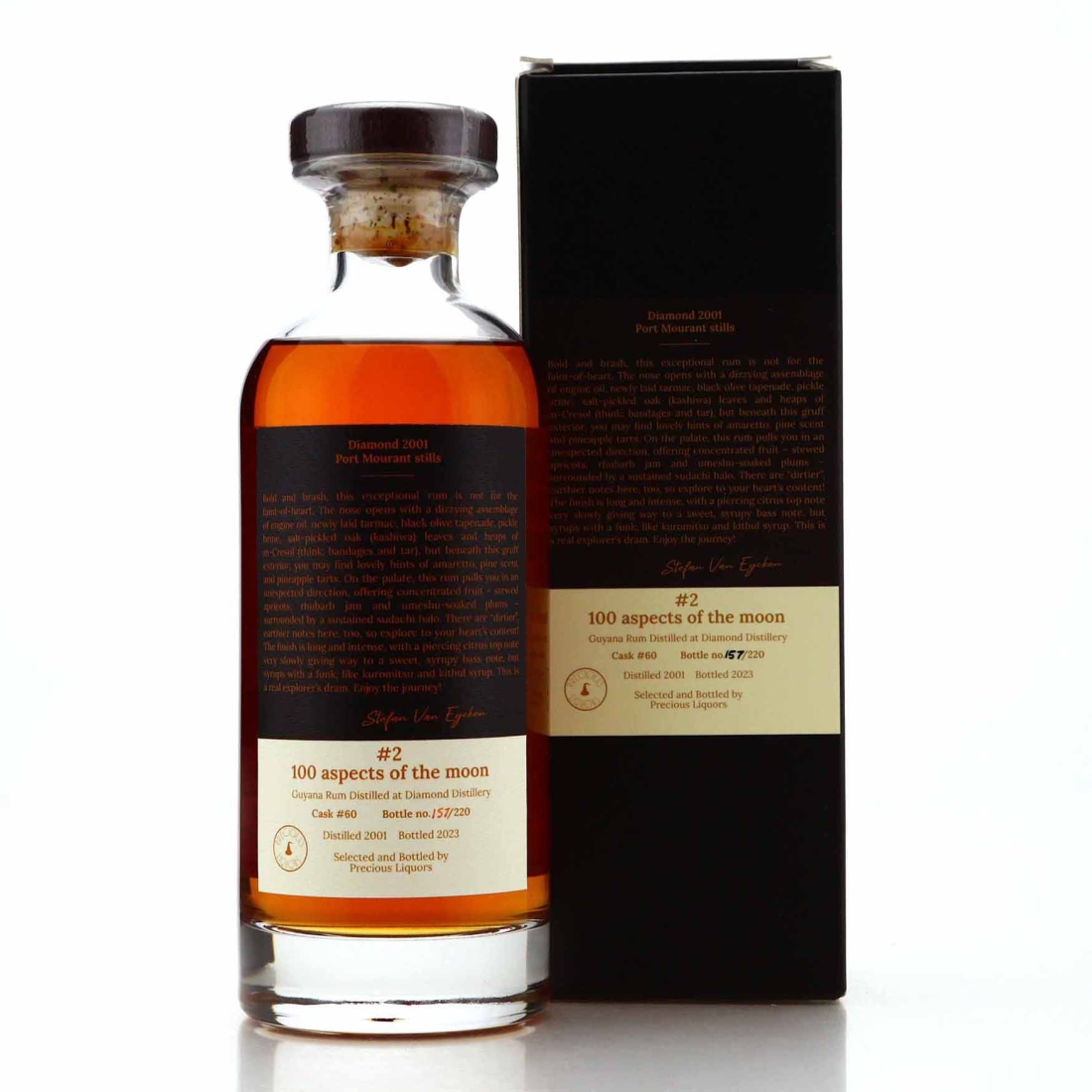 Image for Port Mourant 2001 Precious Liquors 22 Year Old / 100 Aspects of the Moon #2
