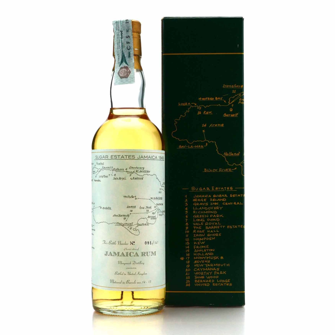 Monymusk 2003 Moon Import / Sugar Estates Jamaica 1949