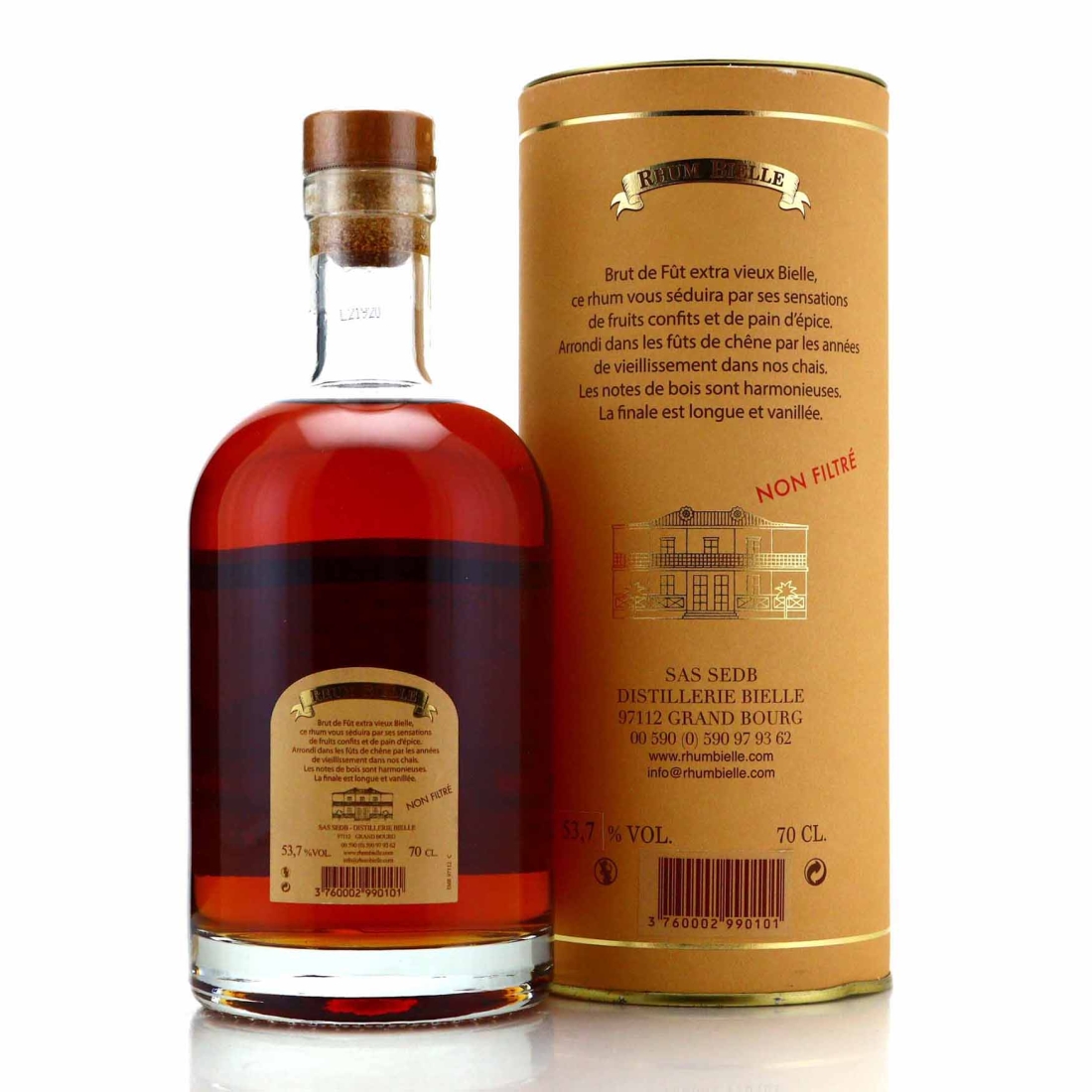 Image for Bielle 2012 Brut de Fut Rhum Vieux