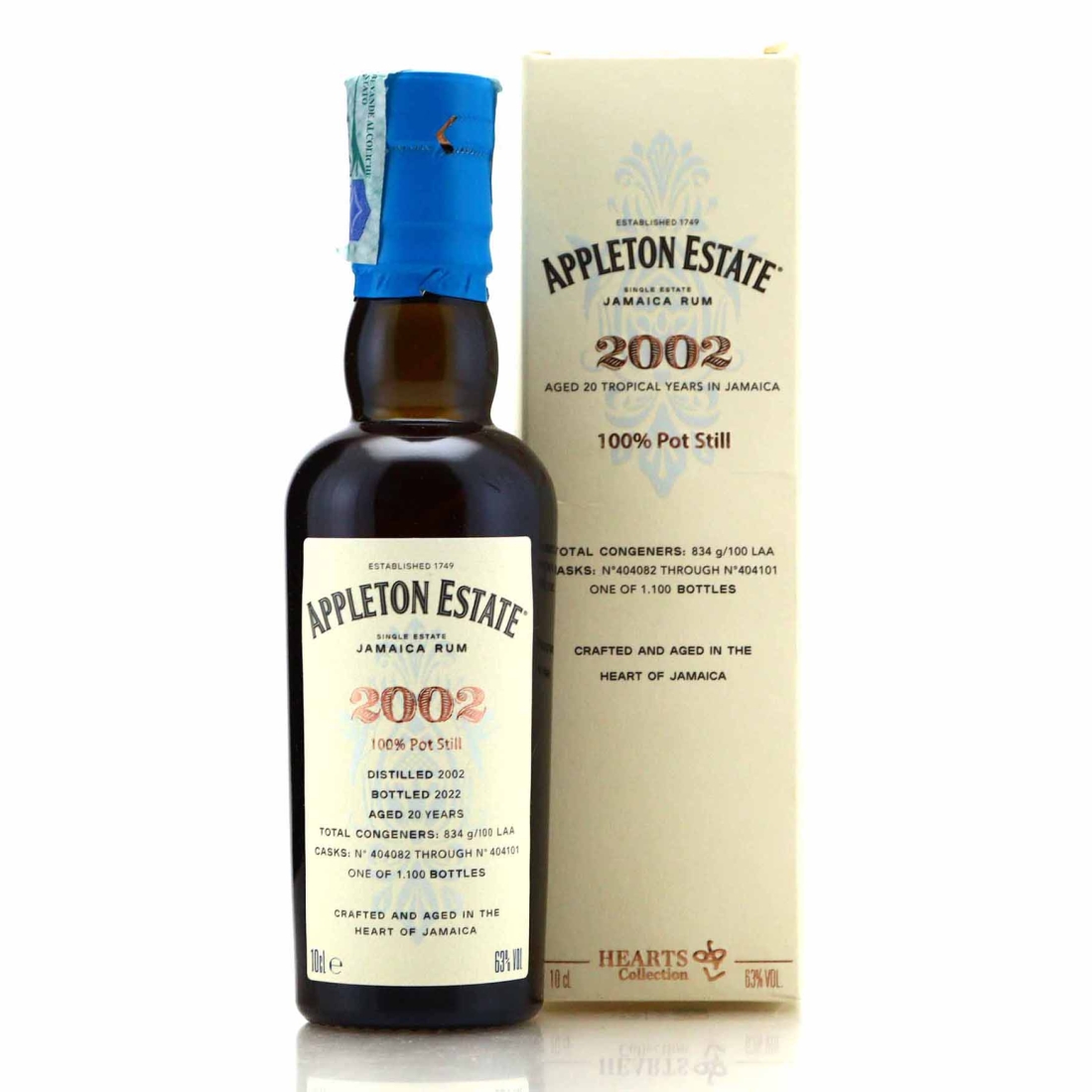 Image for Appleton Estate 2002 Velier 20 Year Old 10cl / Hearts Collection