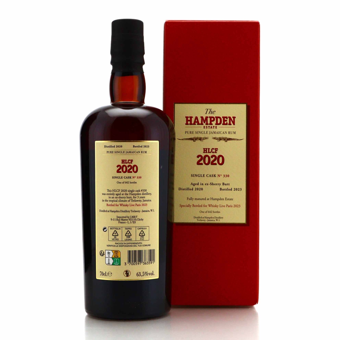 Image for Hampden HLCF 2020 Single Cask #330 Paris 2023