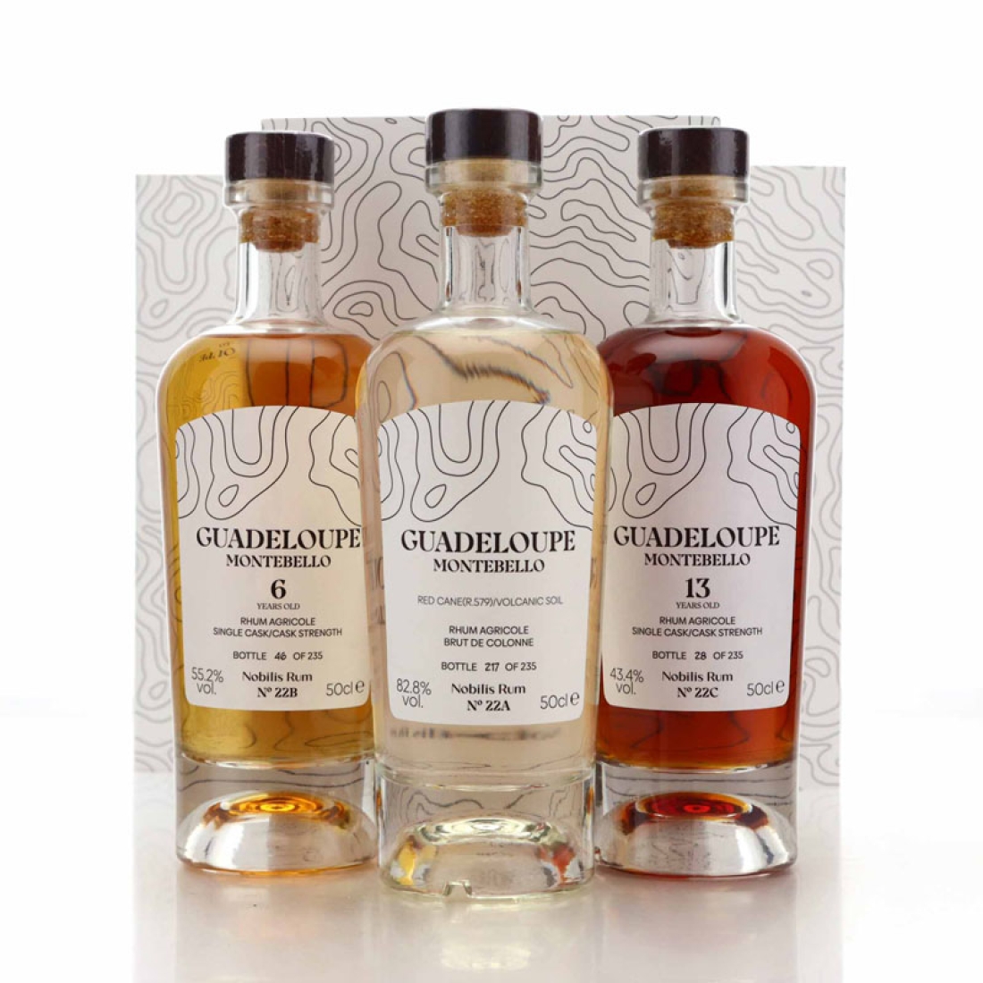 Montebello Nobilis Rum Collection 3 x 50cl