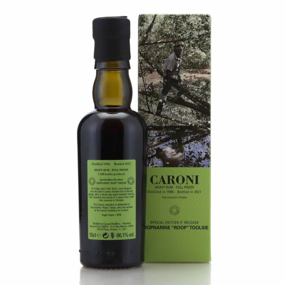 Image for Caroni 1996 Velier Full Proof Heavy 10cl / Roopnarine 'Roop' Toolsie