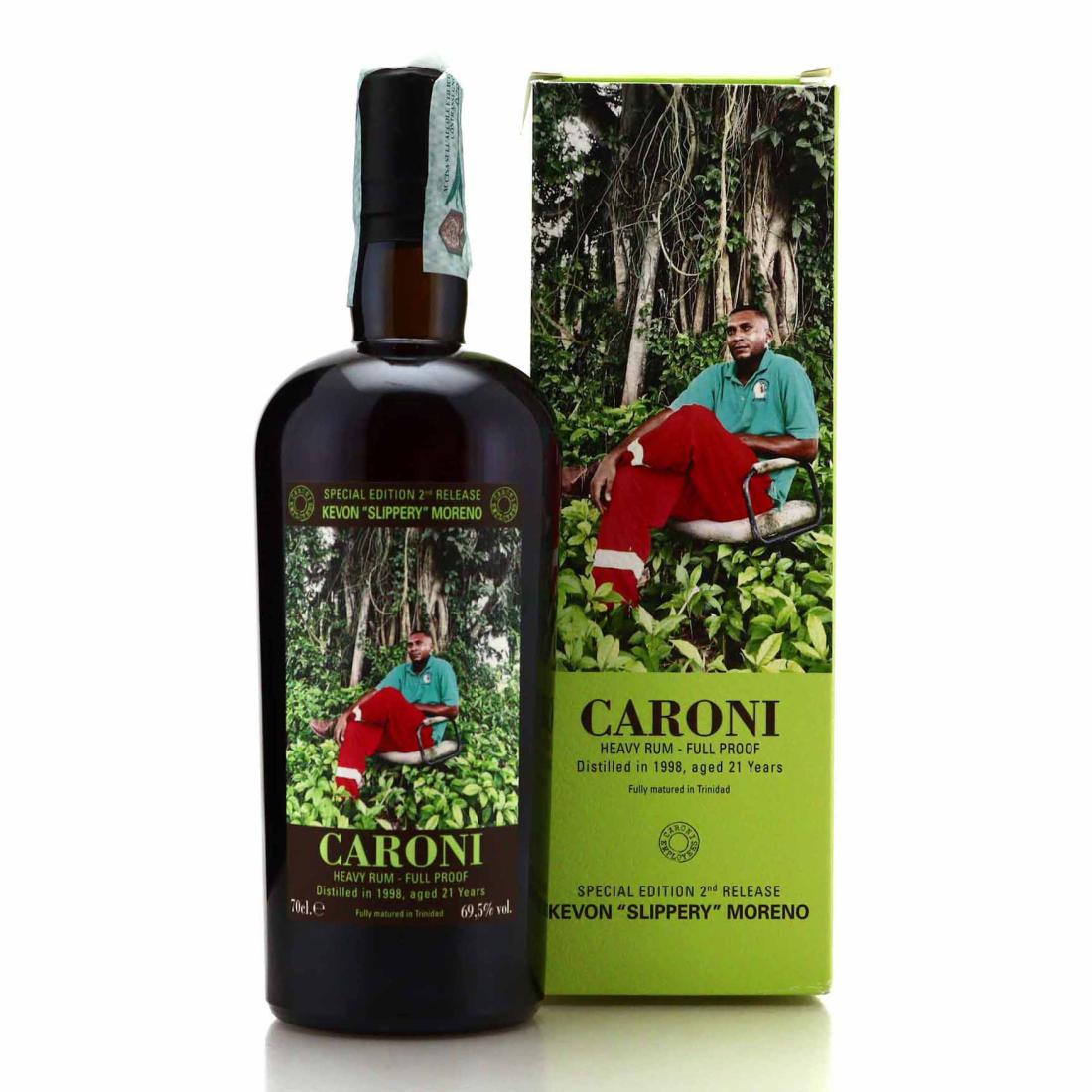 Image for Caroni 1998 Full Proof 21 Year Old Heavy - Kevon 'Slippery' Moreno