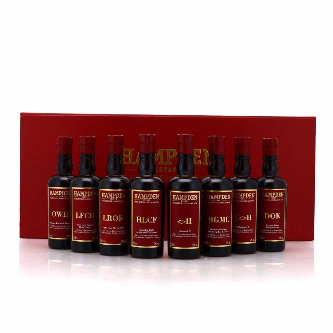 Image for Hampden The 8 Marks Collection Bourbon Cask 8 x 20cl