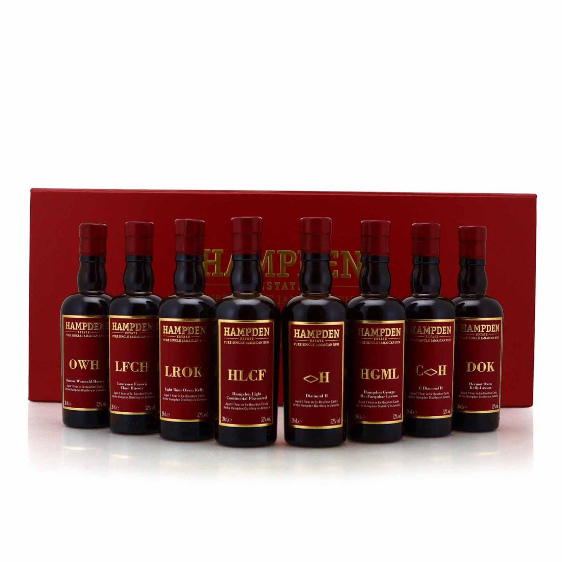 Image for Hampden The 8 Marks Collection Bourbon Cask 8 x 20cl
