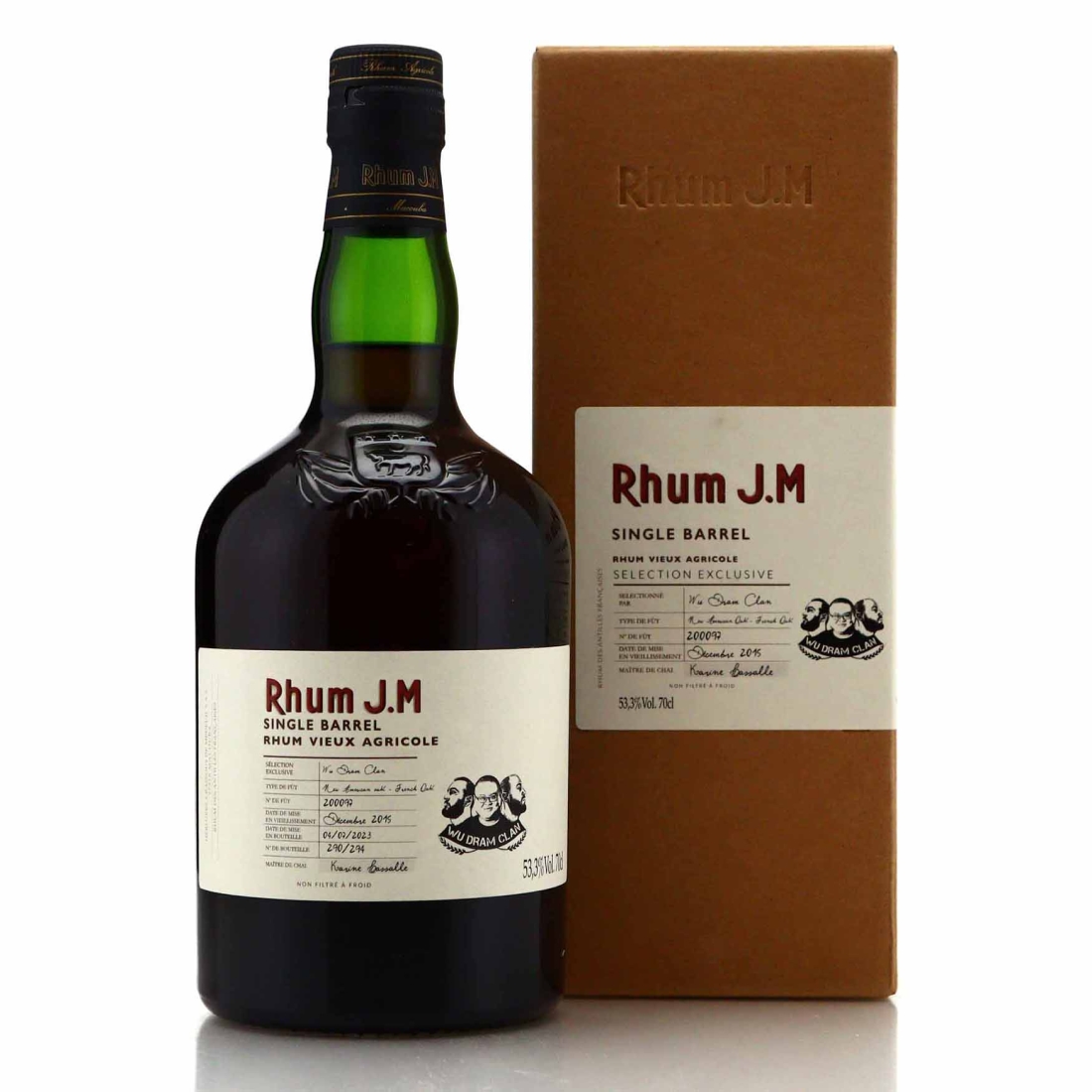 Rhum J.M 2015 Single Barrel / Wu Dram Clan