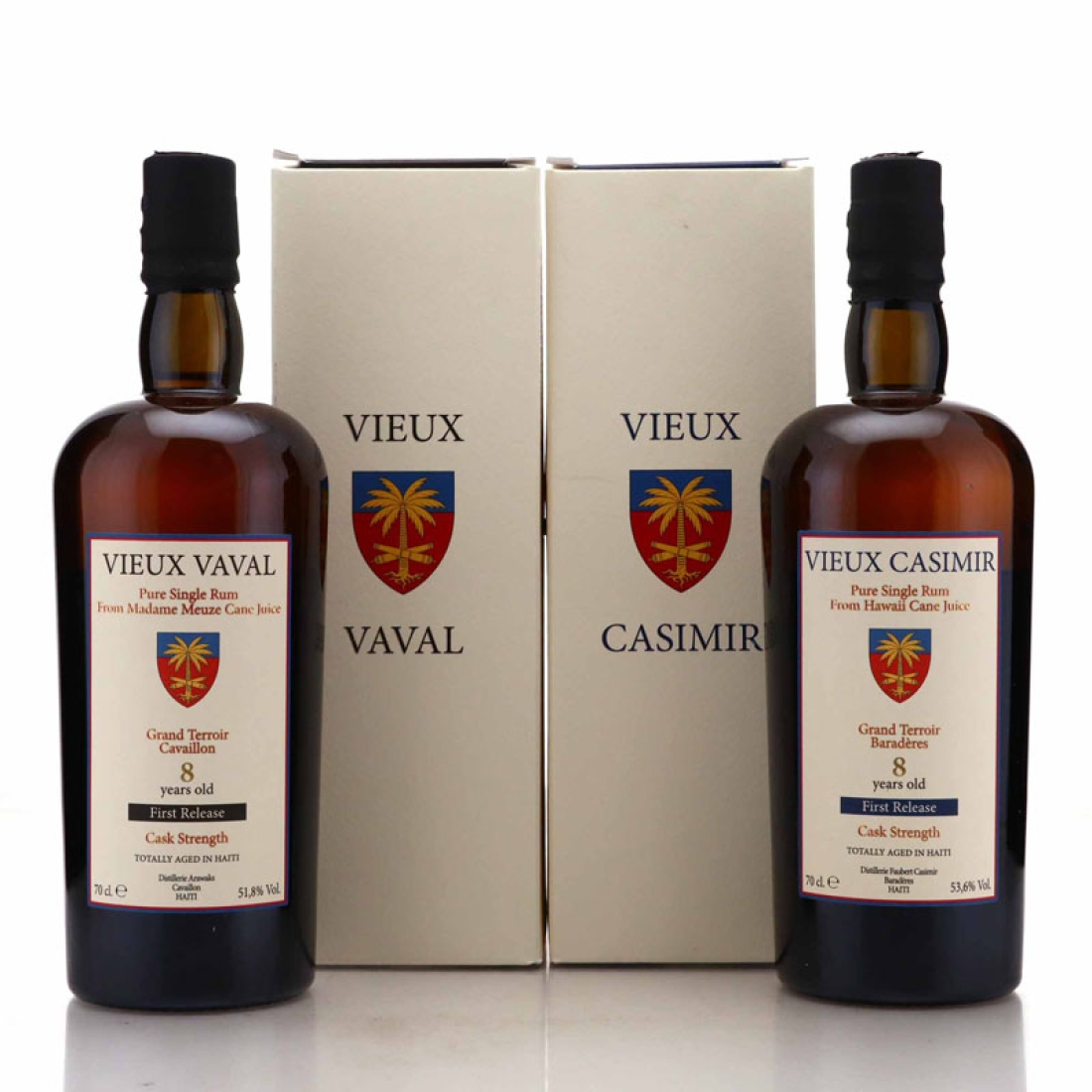 Vieux Casimir & Vaval 8 Year Old Velier First Release 2 x 70cl