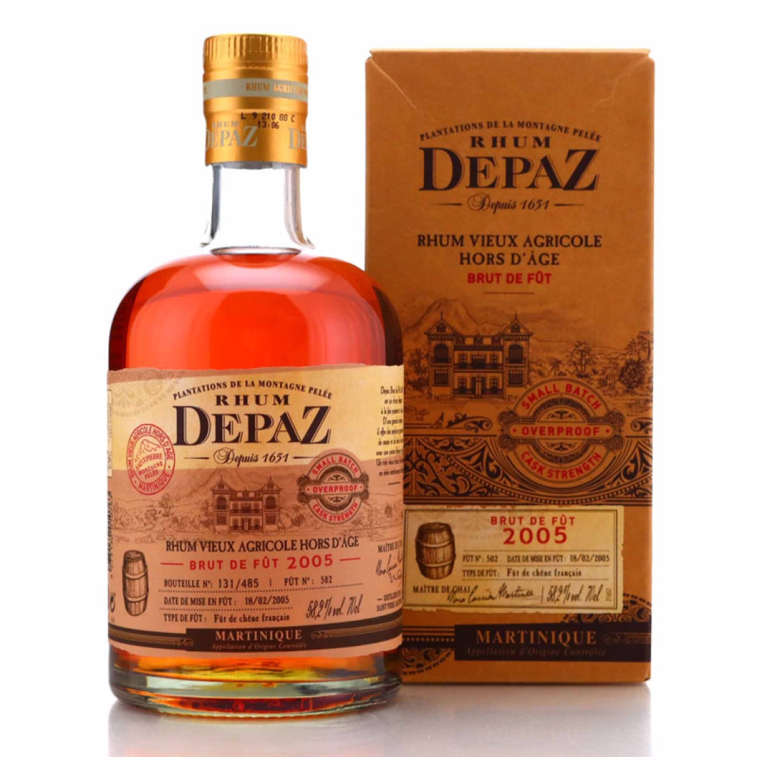 Depaz 2005 Single Cask 14 Year Old #502