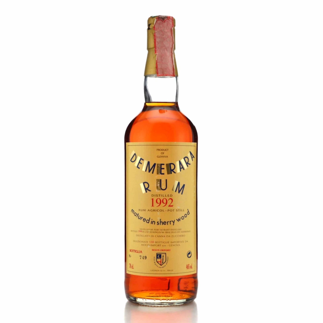 Port Mourant 1992 Moon Import Sherry Wood