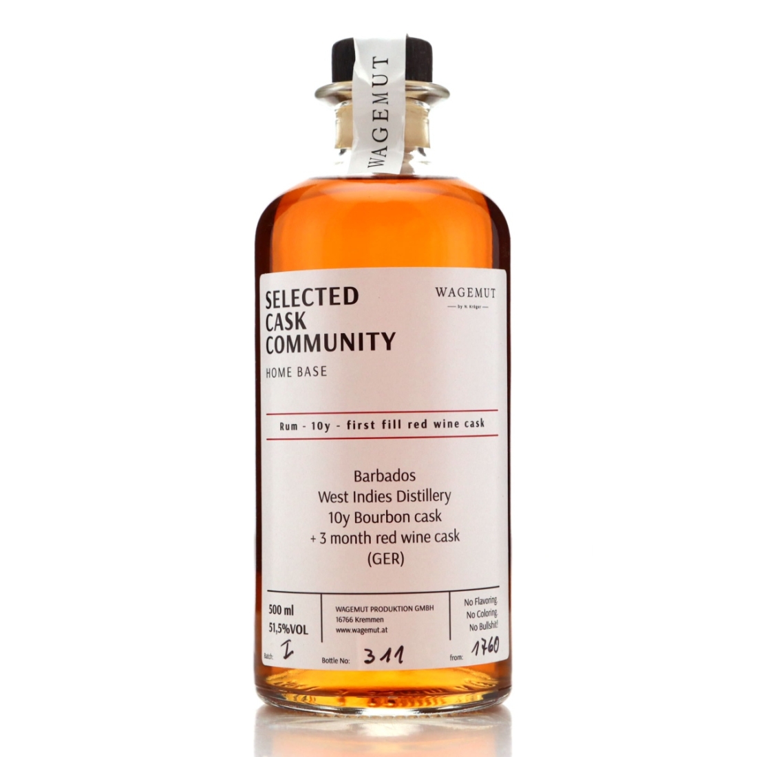 WIRD 10 Year Old Wagemut 50cl
