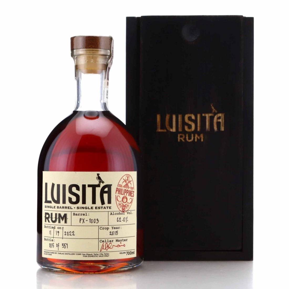 Luisita 2015 Single PX Cask #1003