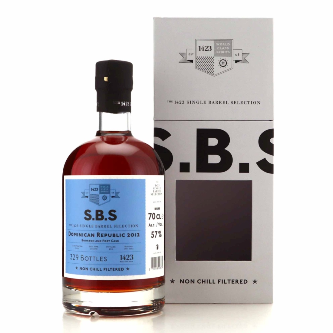 Dominican Republic Rum 2012 The 1423 SBS Bourbon and Port Cask