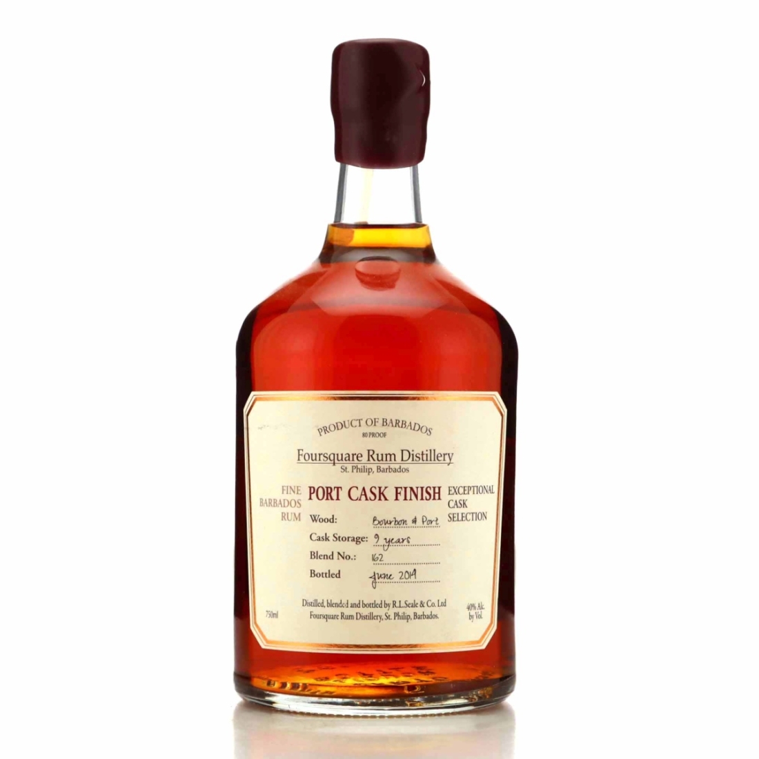 Foursquare 9 Year Old Port Cask Finish 75cl / US Import