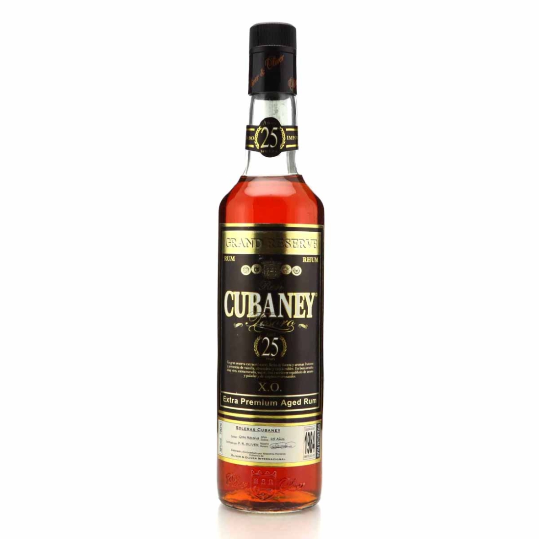 Cubaney Tesoro 1984 Grand Reserve Solera 25 Years