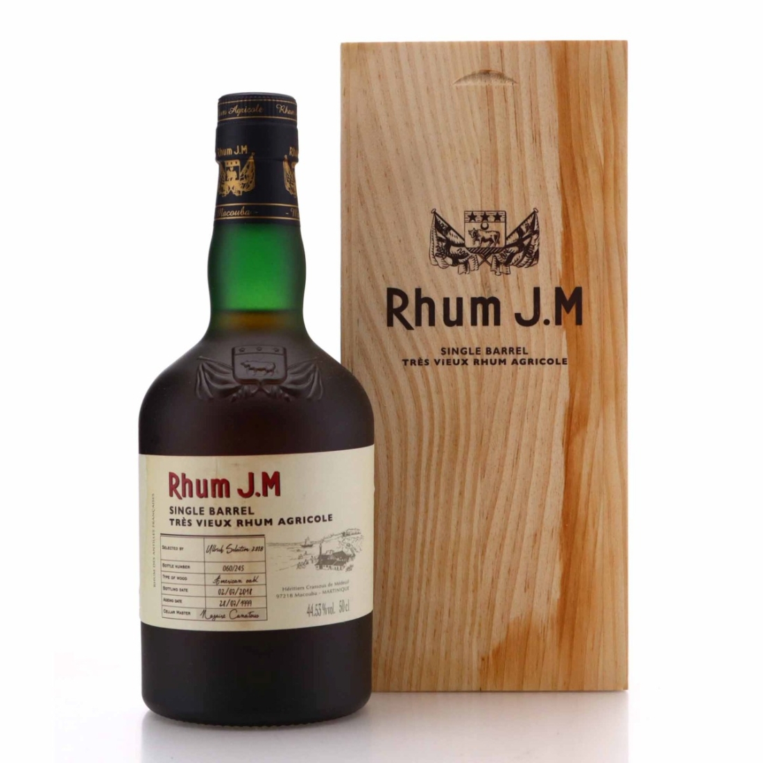 Rhum J.M 1999 Single Barrel 50cl / Ullrich Selection 2018
