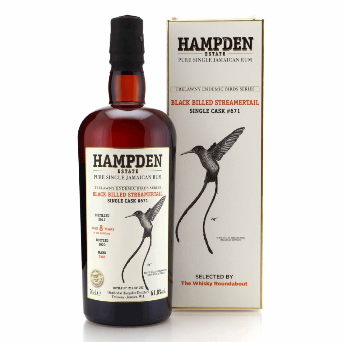 Image for Hampden OWH 2012 Single Cask 8 Year Old #671 - Trelawny Endemic Birds