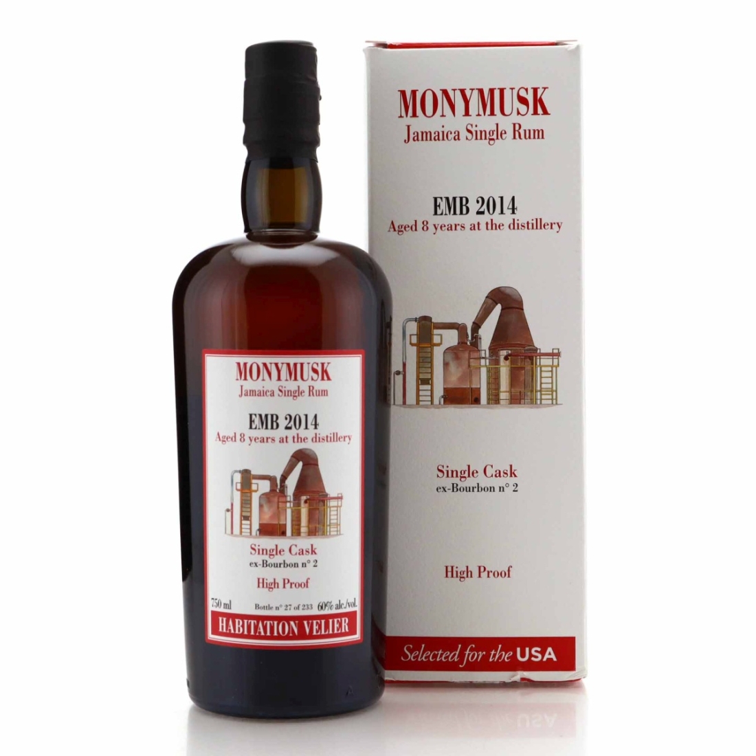 Monymusk EMB 2014 Habitation Velier 8 Year Old Single Cask #2 75cl / US Import