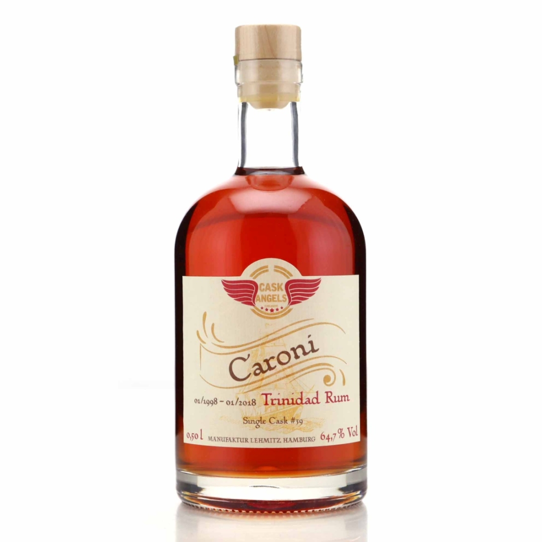 Caroni 1998 Cask Angels #39 50cl