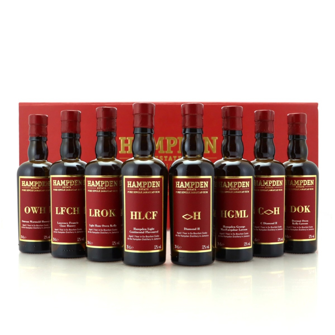 Hampden The 8 Marks Collection Bourbon Cask 8 x 20cl