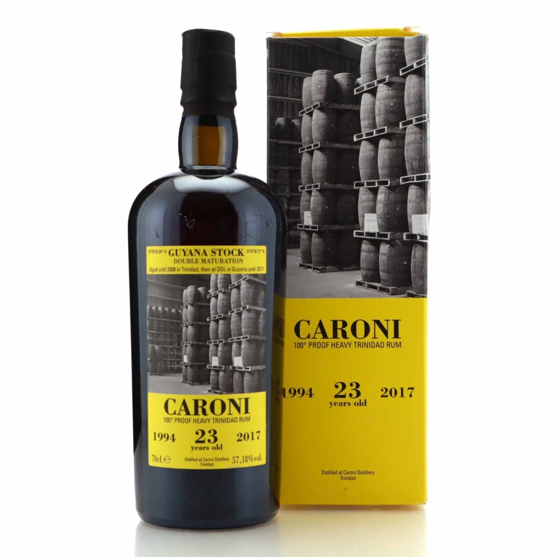 Image for Caroni 1994 100° Proof 23 Year Old Heavy - Guyana Stock